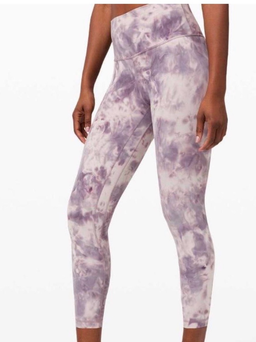 Lululemon Align Purple Tie-Dye High-Rise Leggings